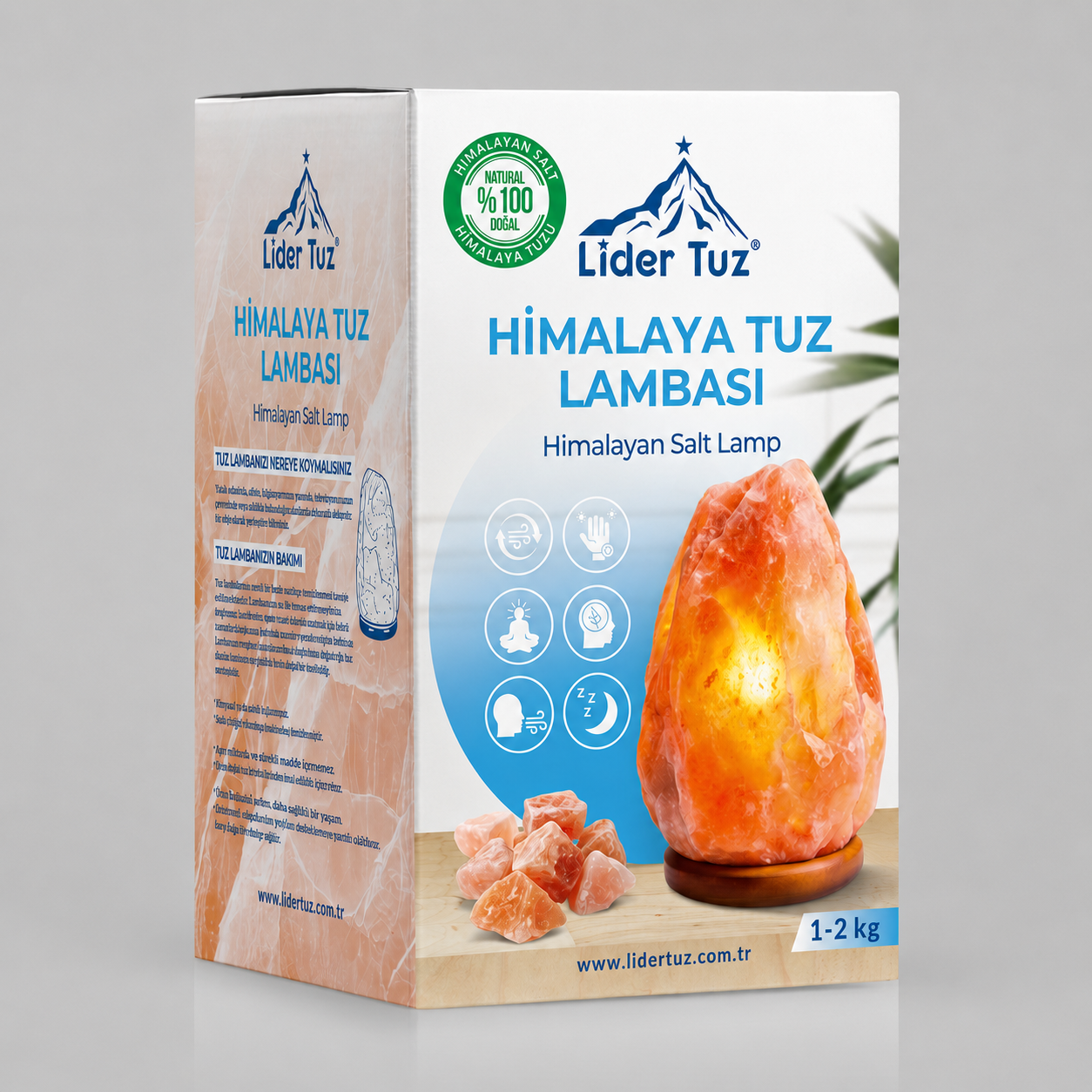 Himalaya Tuz Lambası 1-2kg